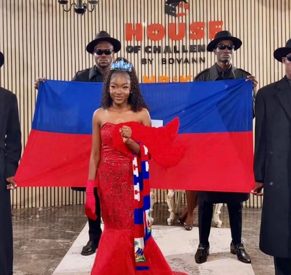 Ariana Milagro Lafond sacrés Hayti au sommet de l'Afrique.